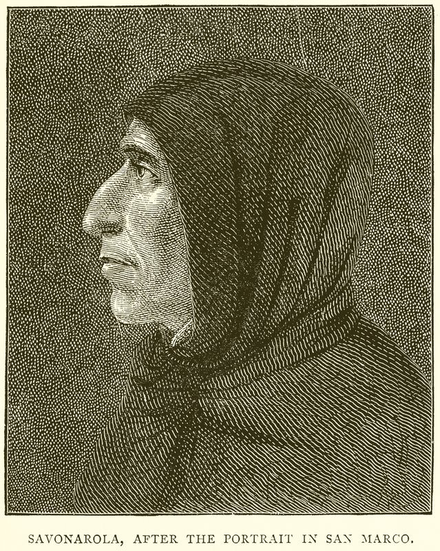 Savonarola, según el retrato en San Marco de English School