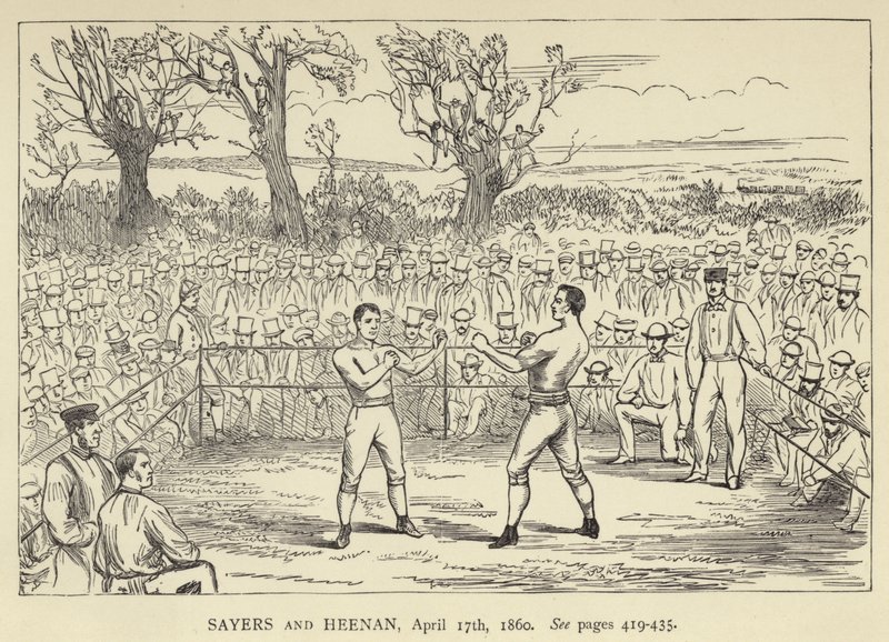 Sayers y Heenan, 17 de abril de 1860 de English School