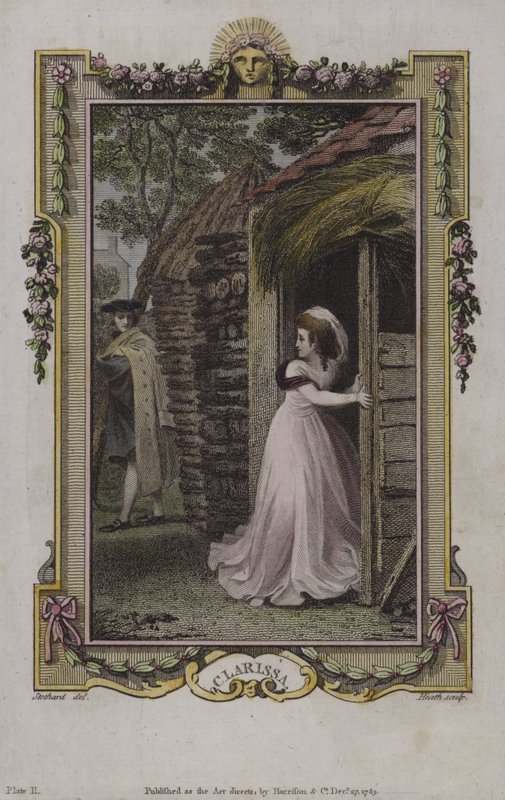 Escena de Clarissa, de Samuel Richardson de English School