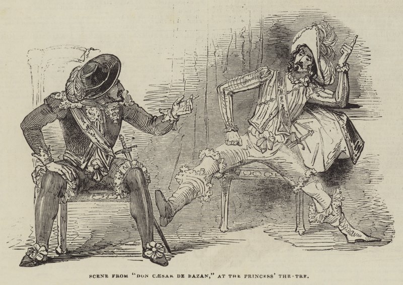 Escena de "Don César de Bazán" en el Teatro de la Princesa de English School