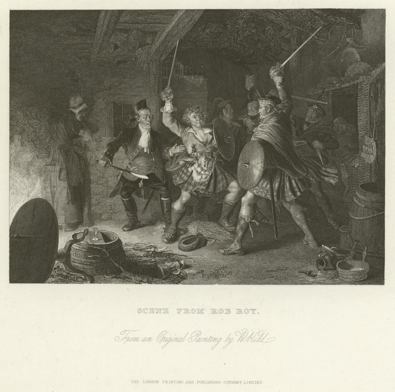 Escena de Rob Roy de English School