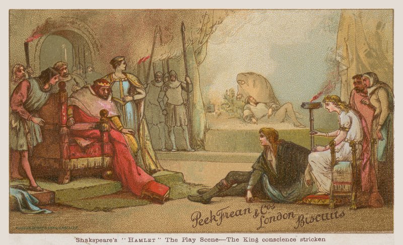 Escena de Hamlet de Shakespeare de English School