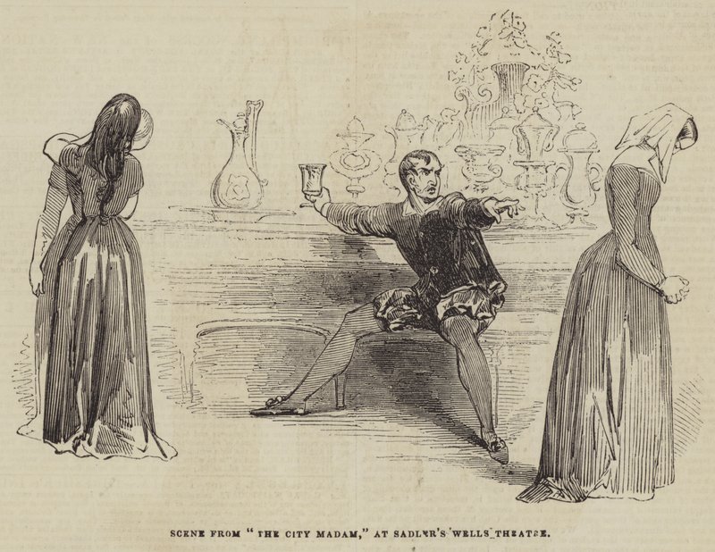 Escena de "La Dama de la Ciudad," en el Teatro Sadler