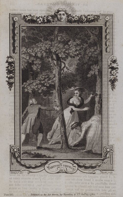 Escena de El huérfano virtuoso, de Mary Collyer de English School
