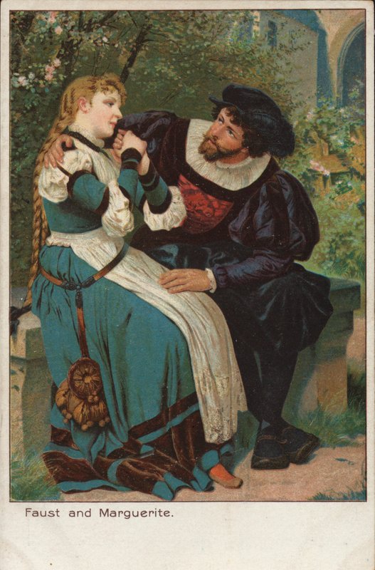 Escena de la ópera Fausto del compositor francés Charles Gounod de English School