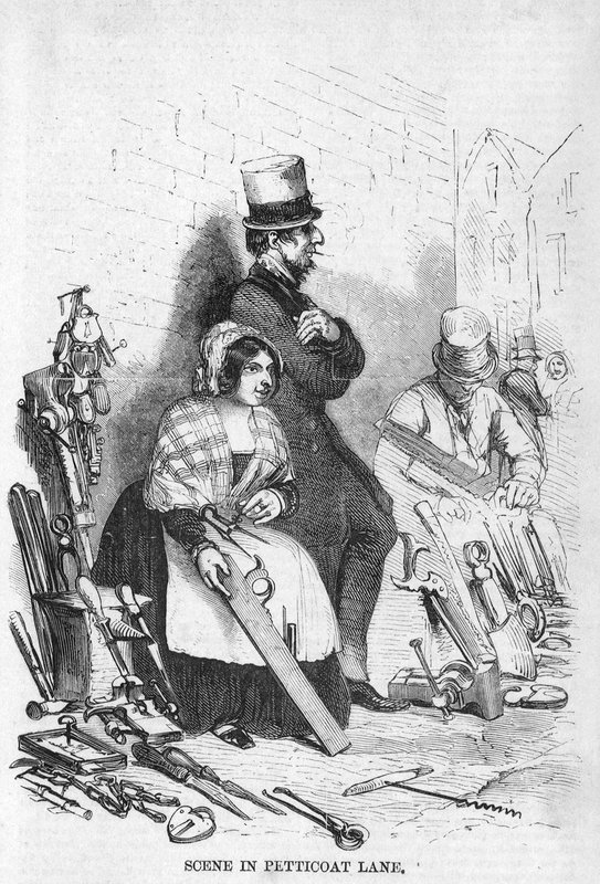 Escena en Petticoat Lane de English School