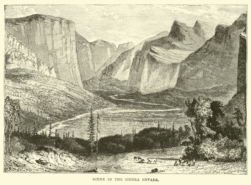 Escena en la Sierra Nevada de English School
