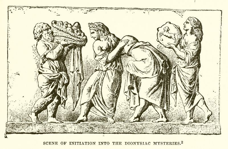 Escena de iniciación en los misterios dionisíacos de English School