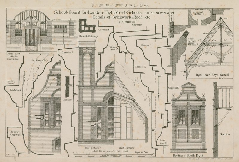Junta Escolar de Londres, Escuelas de High Street, Stoke Newington, Londres de English School