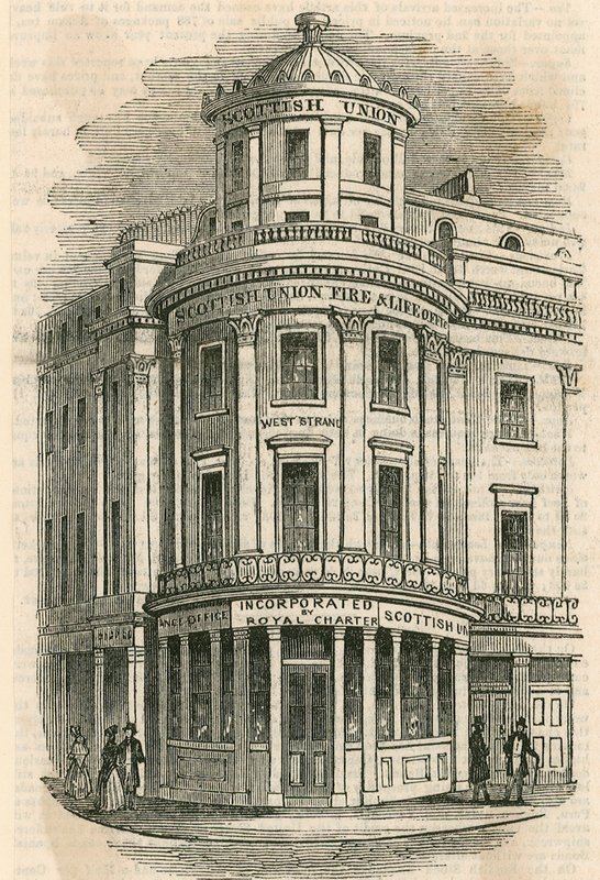 Compañía de Seguros Unión Escocesa, The Strand, Londres de English School