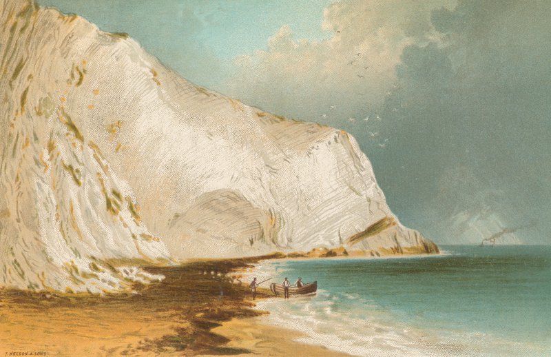 Bahía de Scratchell--Isla de Wight de English School