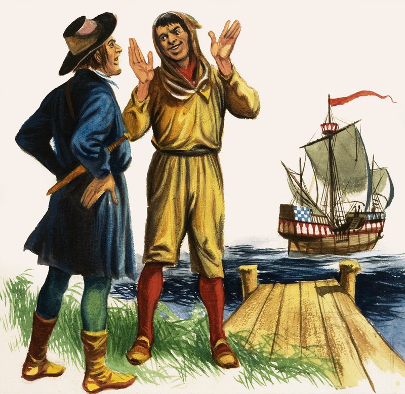 Marineros del siglo en que comenzó a desarrollarse el poder naval británico de English School