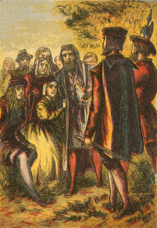 Captura de protestantes en Islington de English School