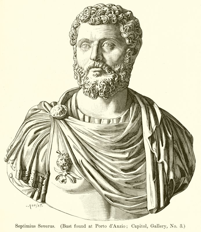 Septimio Severo (Busto encontrado en Porto d