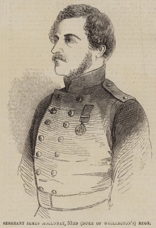 Sargento James Holloway, 33º Regimiento (del Duque de Wellington) de English School