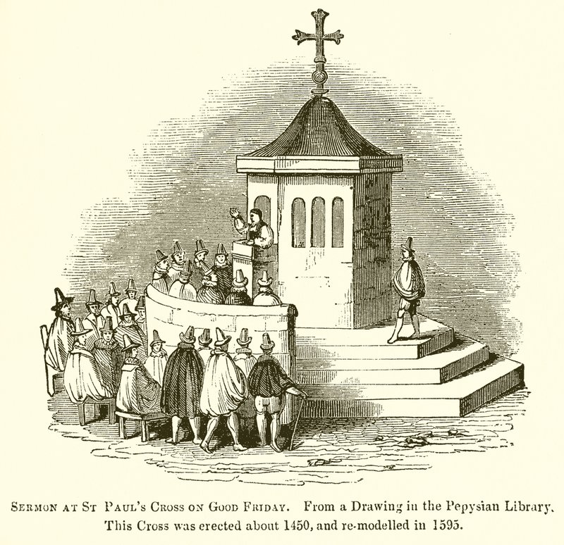 Sermón en la Cruz de San Pablo el Viernes Santo de English School