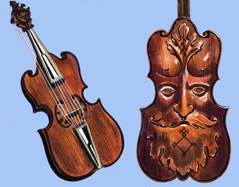 Viola de siete cuerdas de English School
