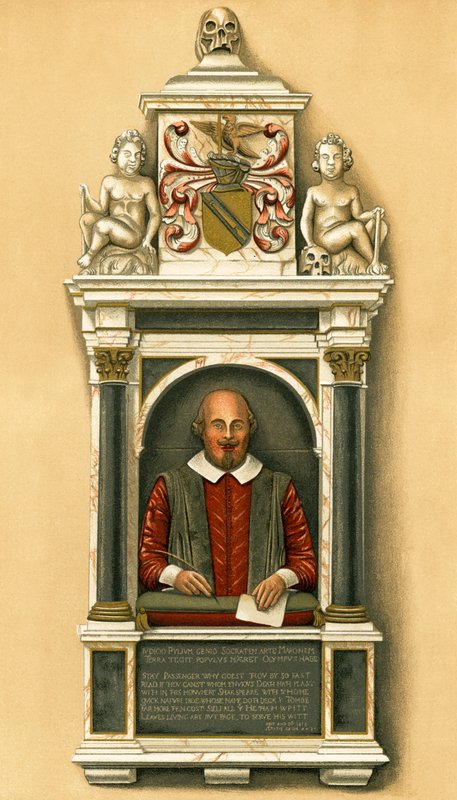 Busto de Shakespeare de English School