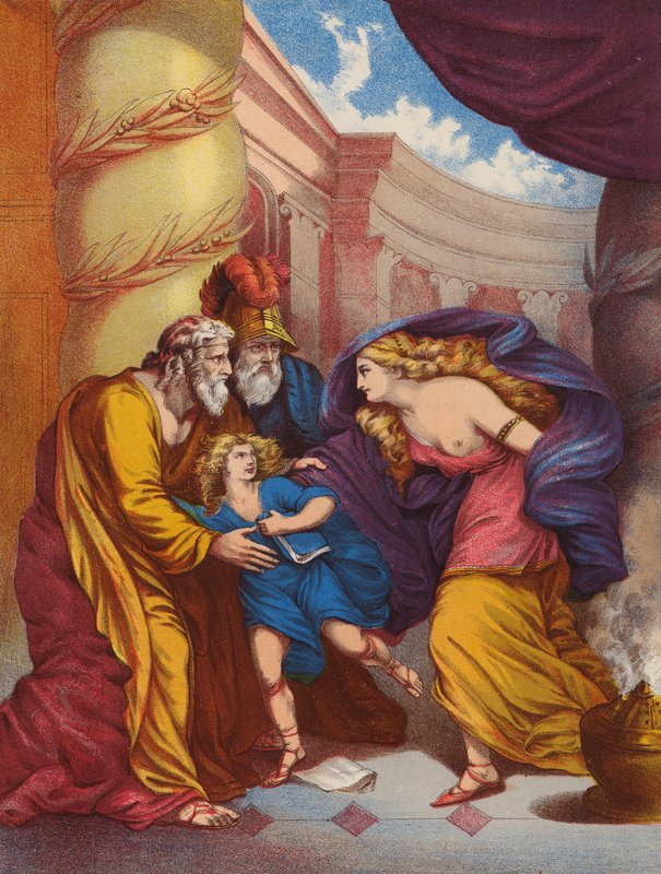 Shakespeare Titus Andronicus (cromolito) de English School