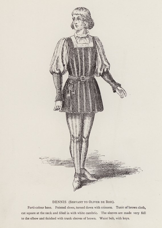 Como gustéis de Shakespeare: Dennis, sirviente de Oliver De Bois de English School