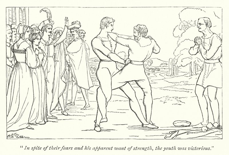 Como gustéis de Shakespeare; La lucha entre Orlando y Charles de English School