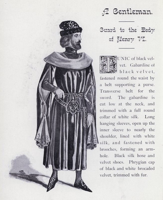 El Rey Ricardo III de Shakespeare: Un caballero, guardia del cuerpo de Enrique VI de English School