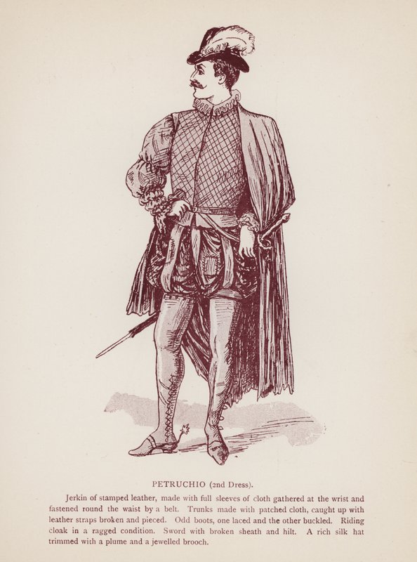 La fierecilla domada de Shakespeare: Petruchio, 2º Vestido de English School