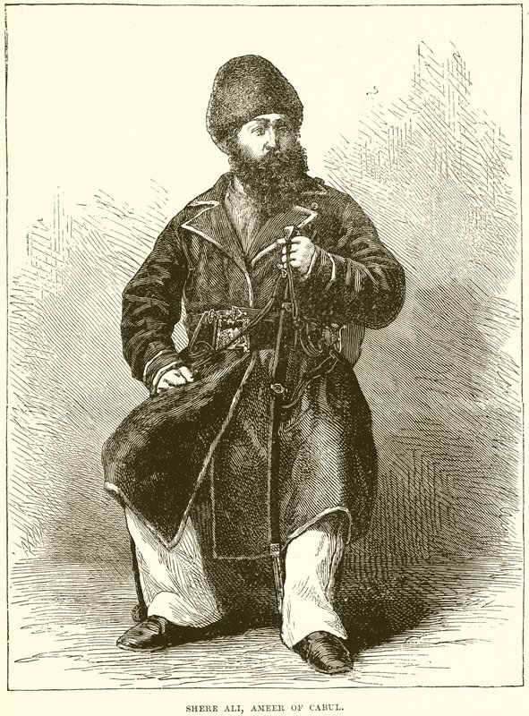 Shere Ali, Emir de Cabul de English School