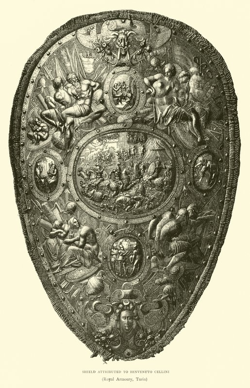 Escudo atribuido a Benvenuto Cellini de English School