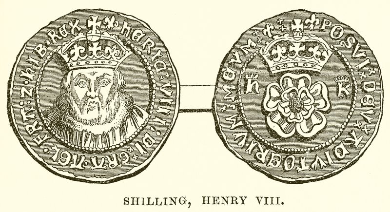 Chelín, Enrique VIII de English School
