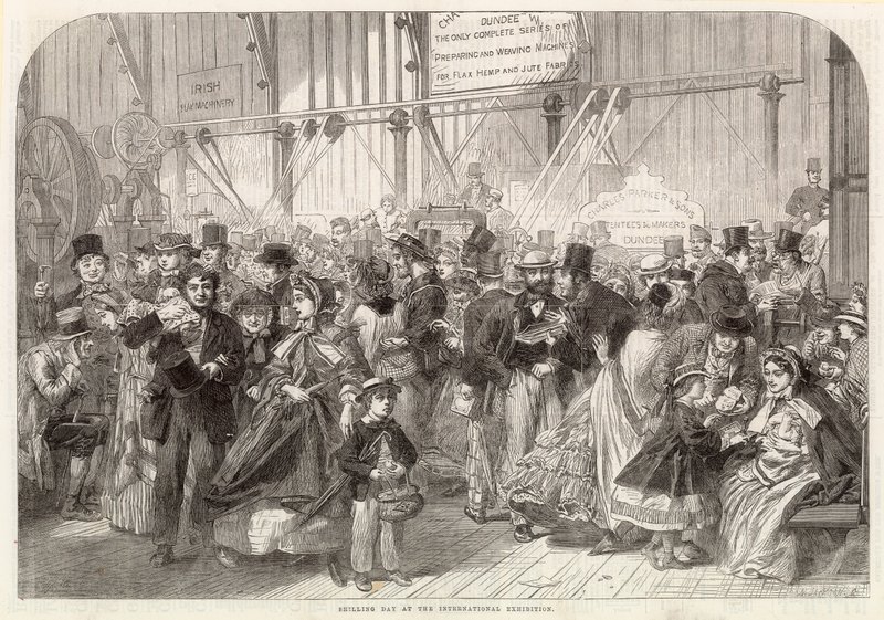 Día del chelín en la Exposición Internacional de 1862 de English School