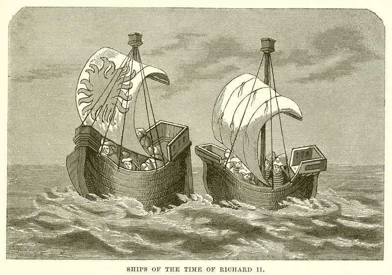 Barco de la época de Ricardo II de English School