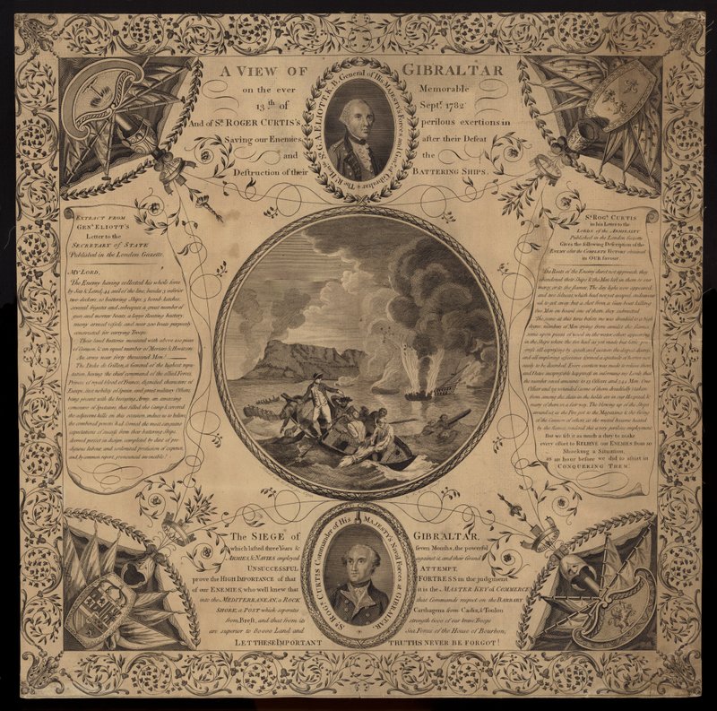 Sitio de Gibraltar, 1779-1783 de English School