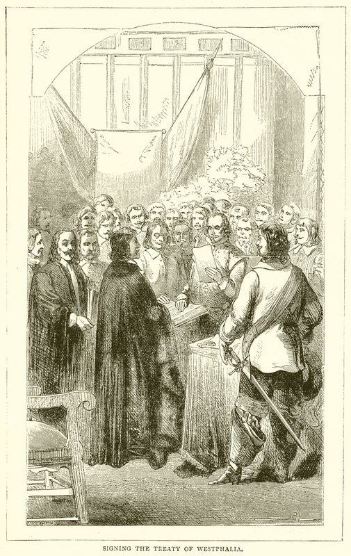 Firma del Tratado de Westfalia de English School