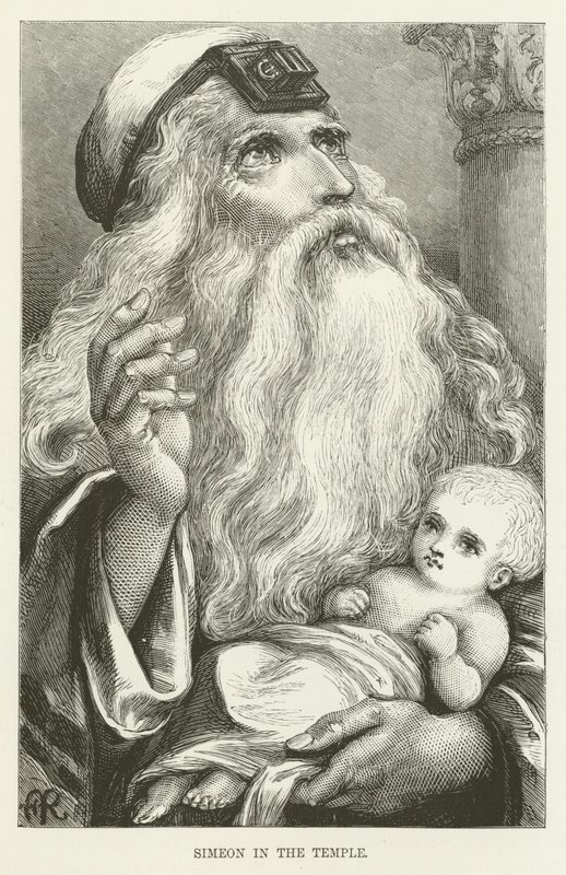 Simeón en el Templo de English School