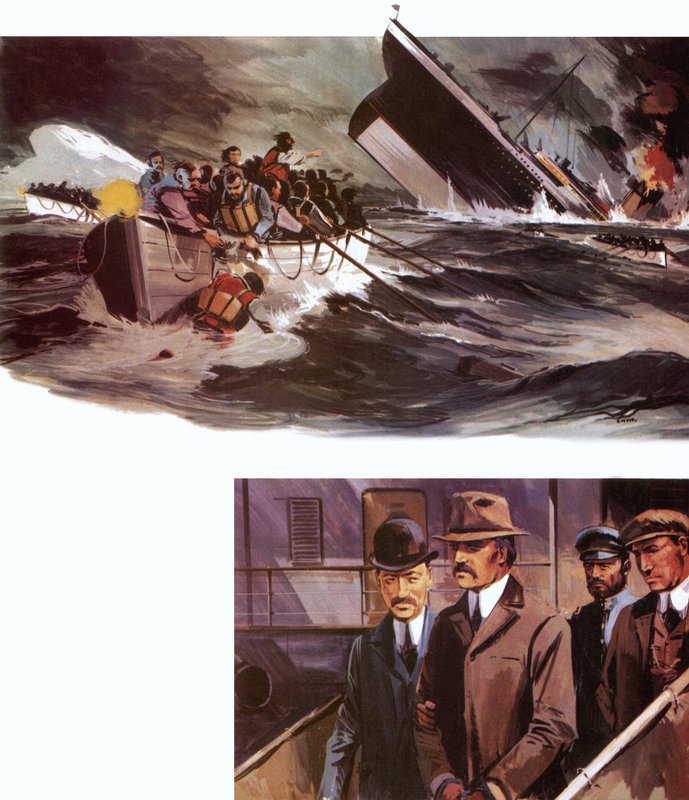 Hundimiento del Titanic y arresto del Dr. Crippen de English School