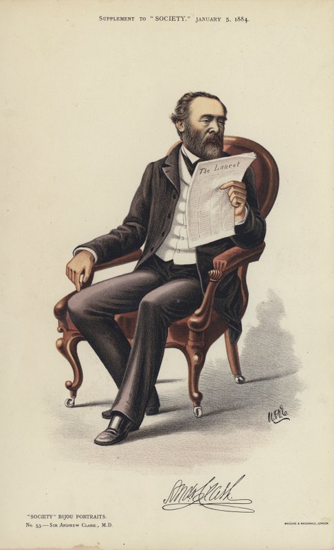 Sir Andrew Clark, MD de English School