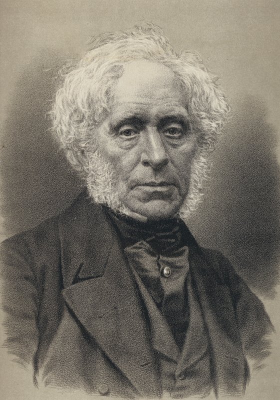 Sir David Brewster, Retrato (grabado) de English School