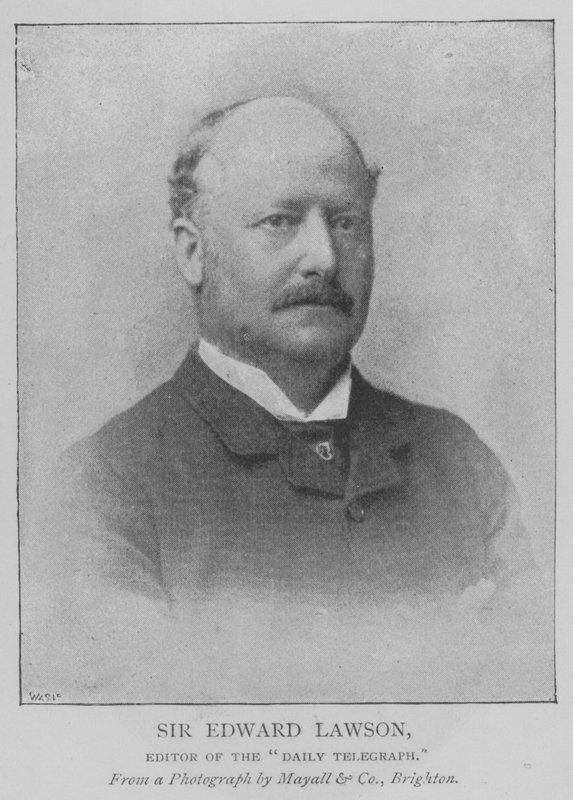 Sir Edward Lawson, Editor del "Daily Telegraph" (grabado) de English School