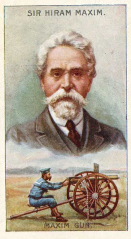 Sir Hiram Maxim, Ametralladora Maxim de English School