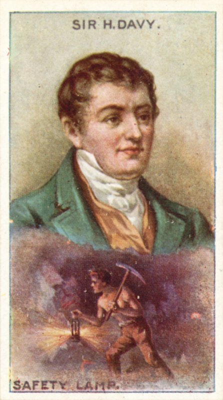 Sir Humphry Davy, Lámpara de Seguridad de English School