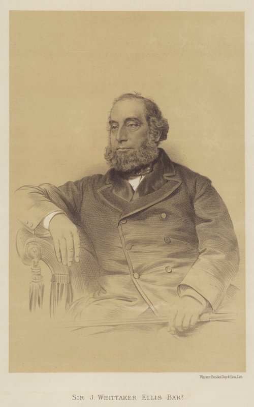Sir J Whittaker Ellis, Baronet (litografía) de English School