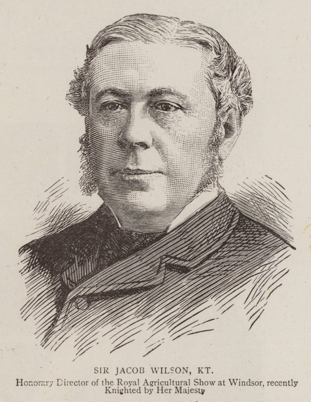 Sir Jacob Wilson, KT (grabado) de English School