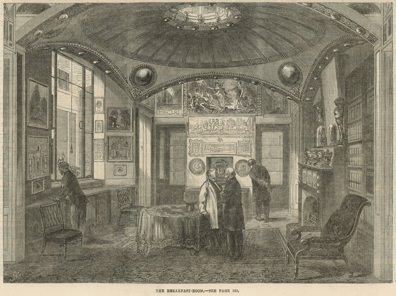 Museo de Sir John Soane en Lincolns Inn Fields: La Sala de Desayuno de English School