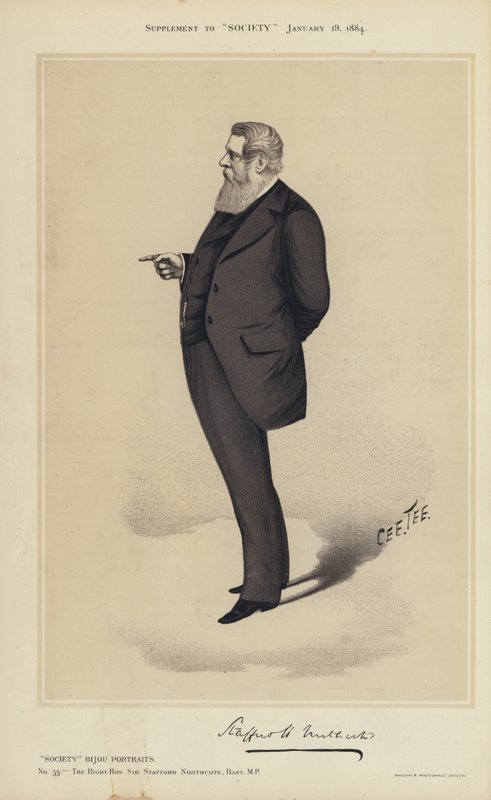 Sir Stafford Northcote, MP de English School