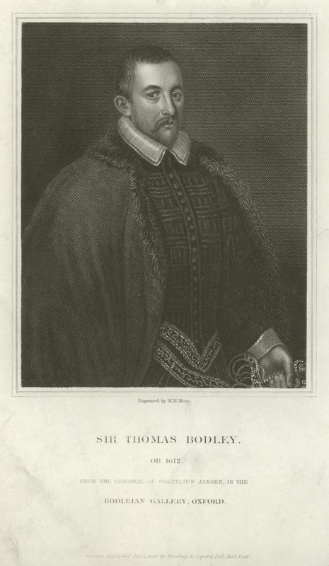 Sir Thomas Bodley, diplomático y erudito inglés de English School