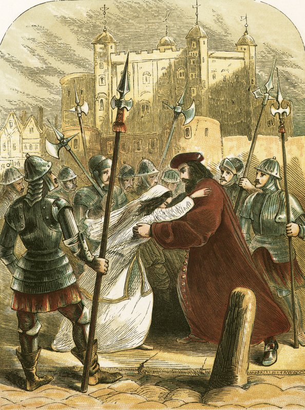 Sir Thomas More, camino a su ejecución de English School