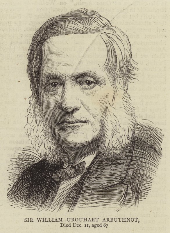 Sir William Urquhart Arbuthnot (grabado) de English School