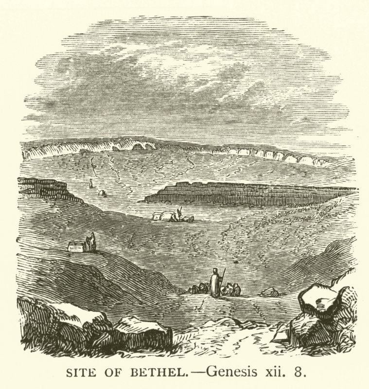 Sitio de Betel, Génesis, xii, 8 de English School