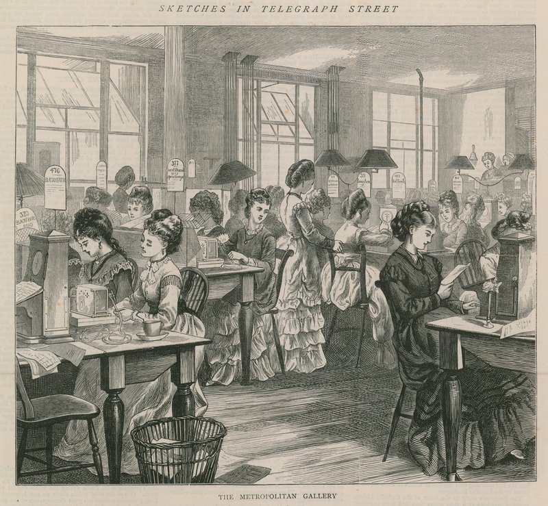 Bocetos en la calle del telégrafo - la Galería Metropolitana de English School